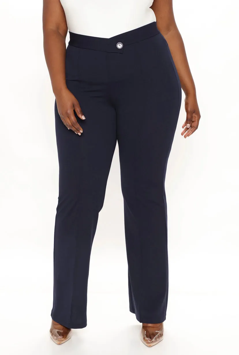 FASHION PLUS WIDE LEG DRESS PANTS