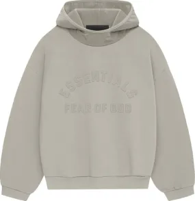 FEAR OF GOD Essentials nylon fleece hoodie seal/seal (SS24)