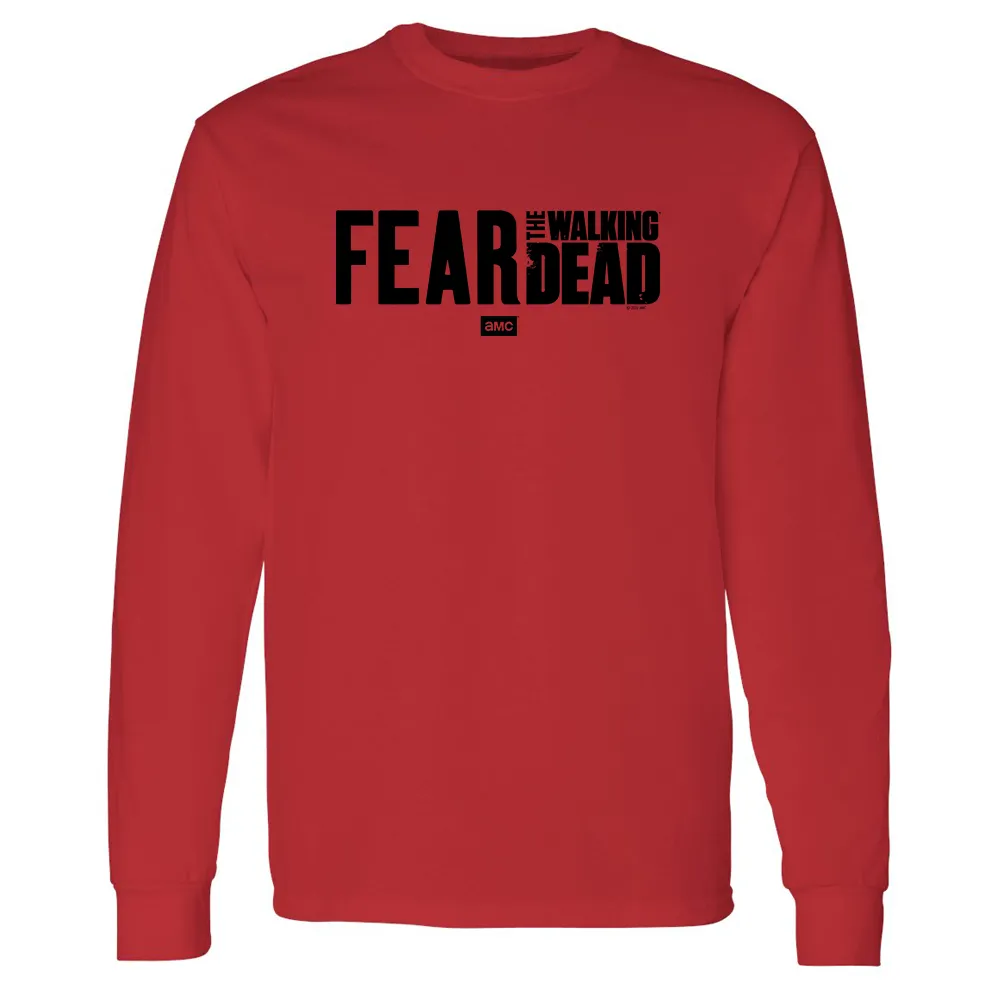 Fear The Walking Dead Season 6 Logo Adult Long Sleeve T-Shirt