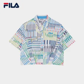 FILA CORE LIFESTYLE HERITAGE Women Short Sleeves Shirt (Full Print)