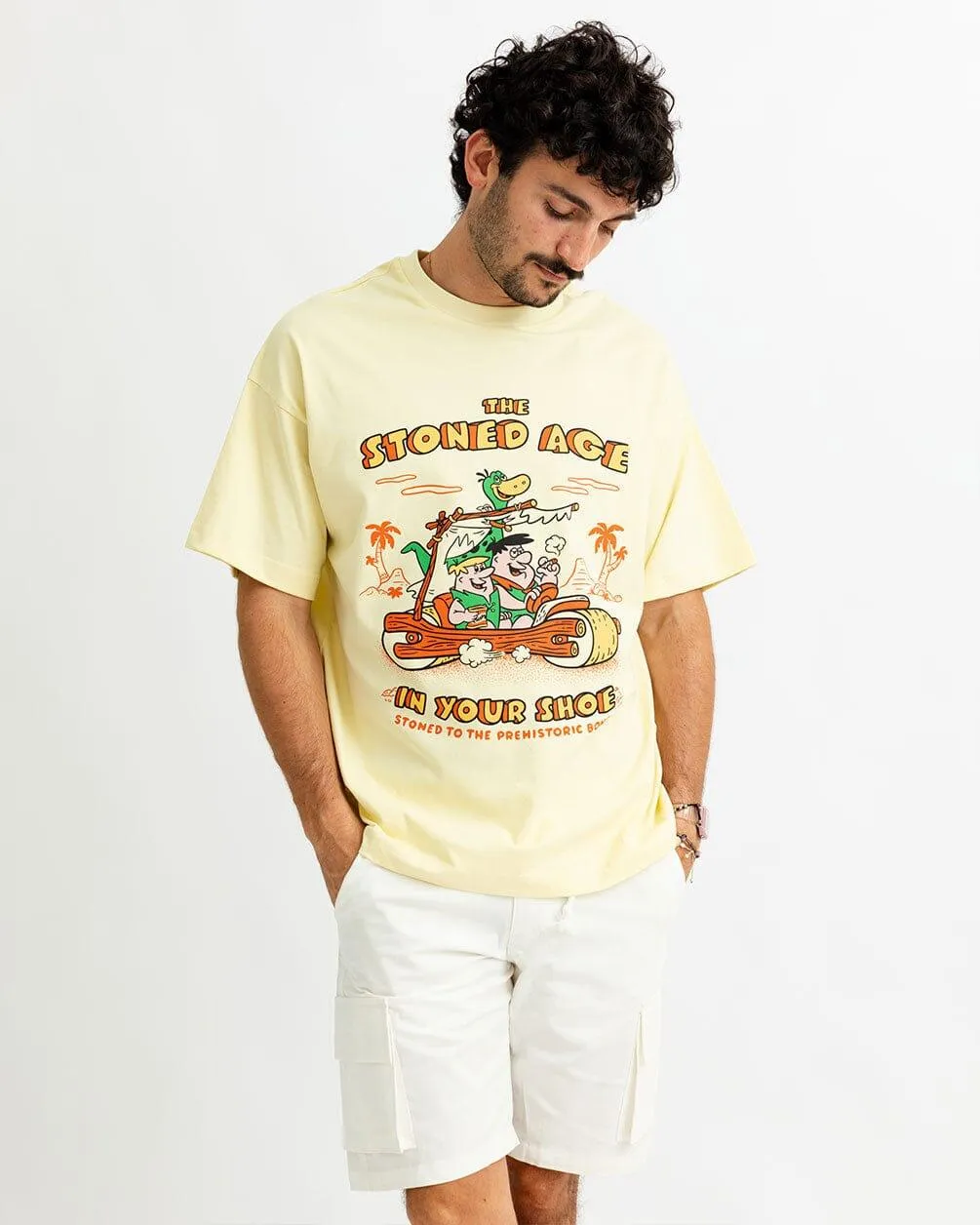 Flinstones Printed Oversized Tee