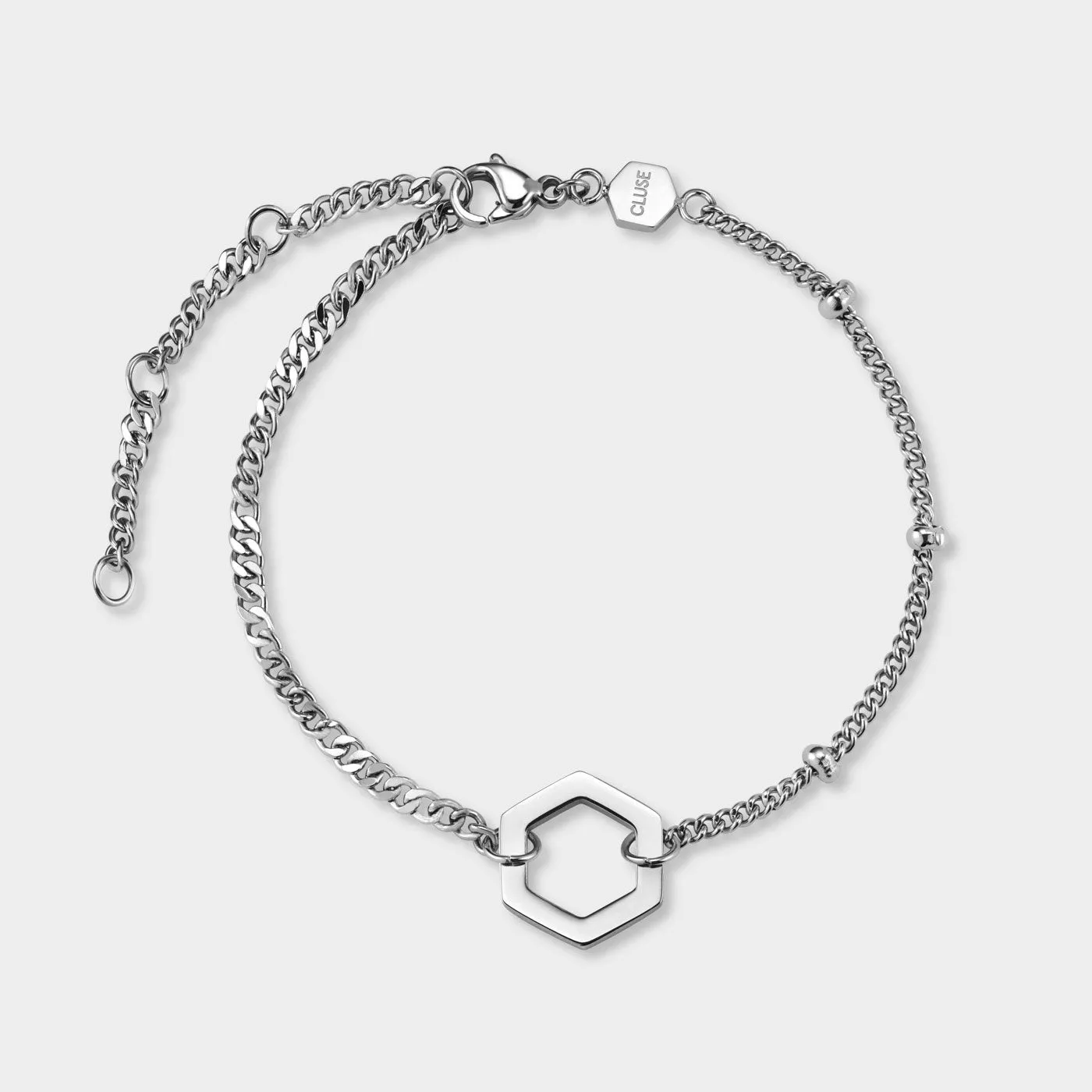 Gift Box Minuit Steel Watch and Essentielle Mix Chain Bracelet, Silver Colour