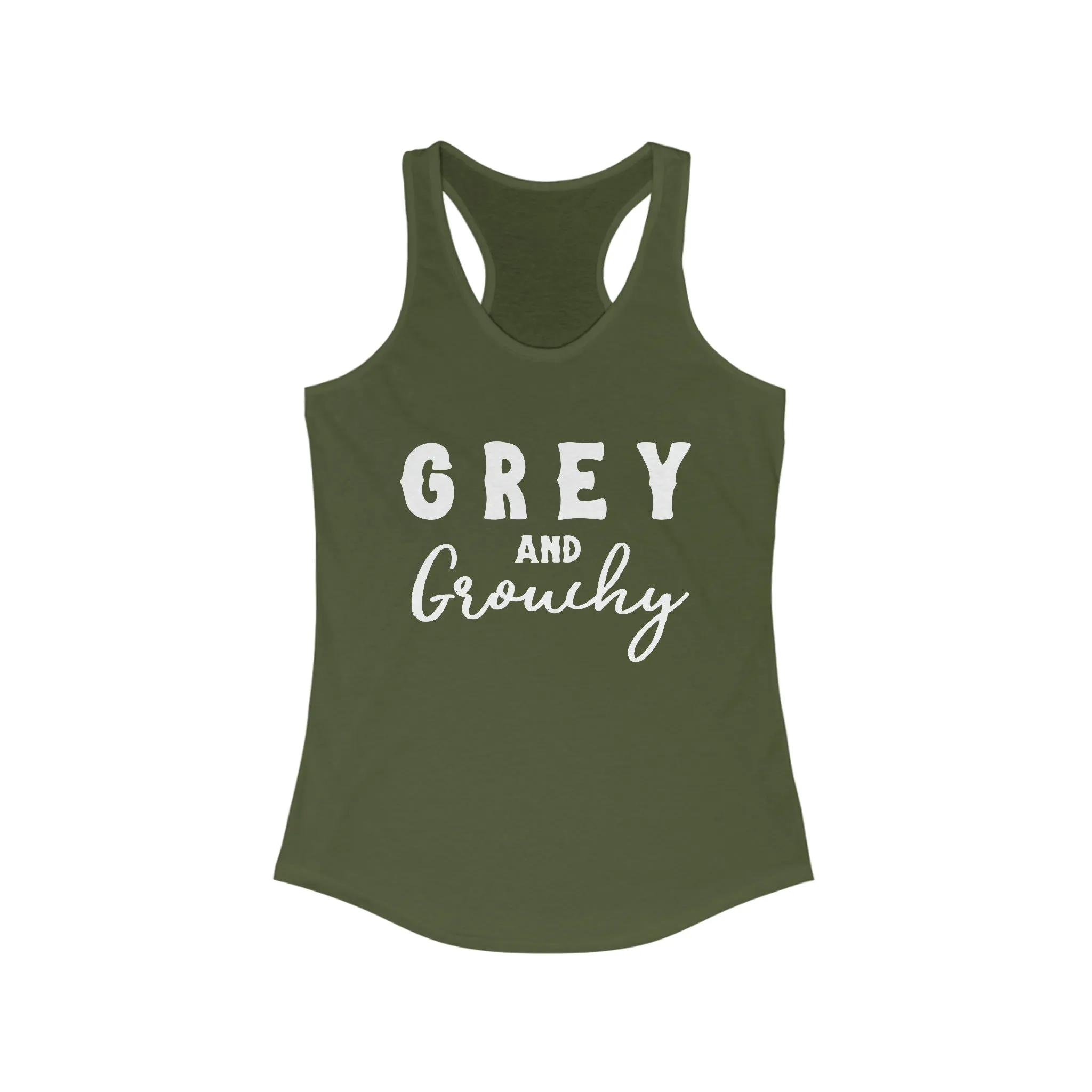 Grey & Grouchy Racerback Tank