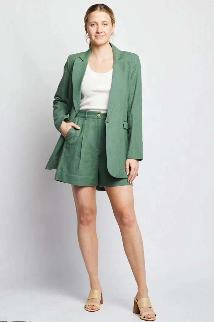 Heather Linen Blazer