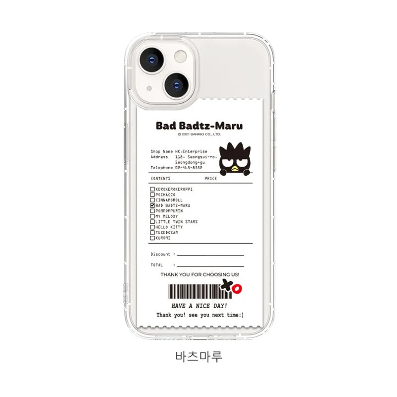 Hello Kitty & Friends boarding pass iPhone jelly cover - SANRIO Korea