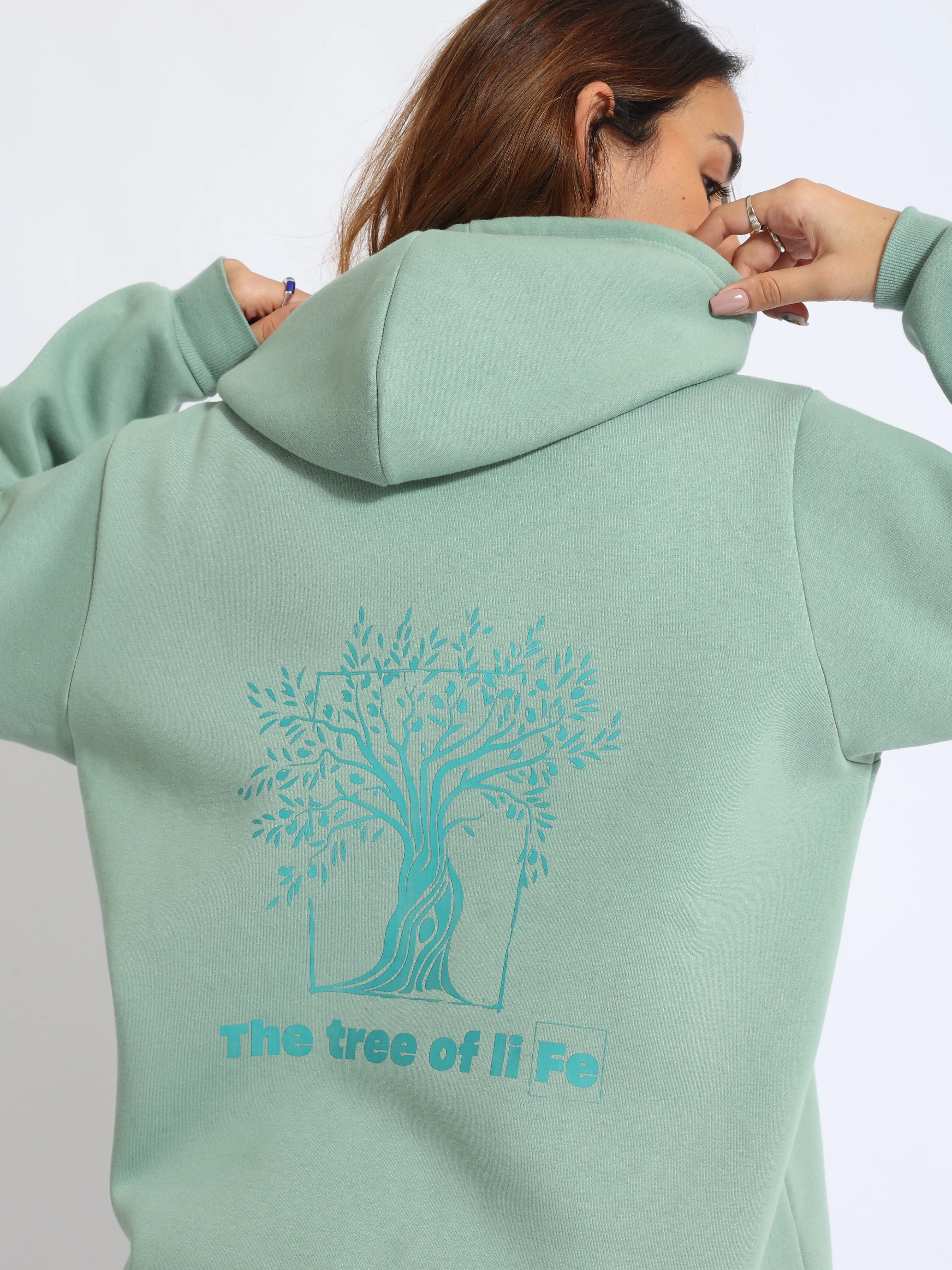 Hoodie - Kangaroo Pocket - "The Tree of Life" Back Print