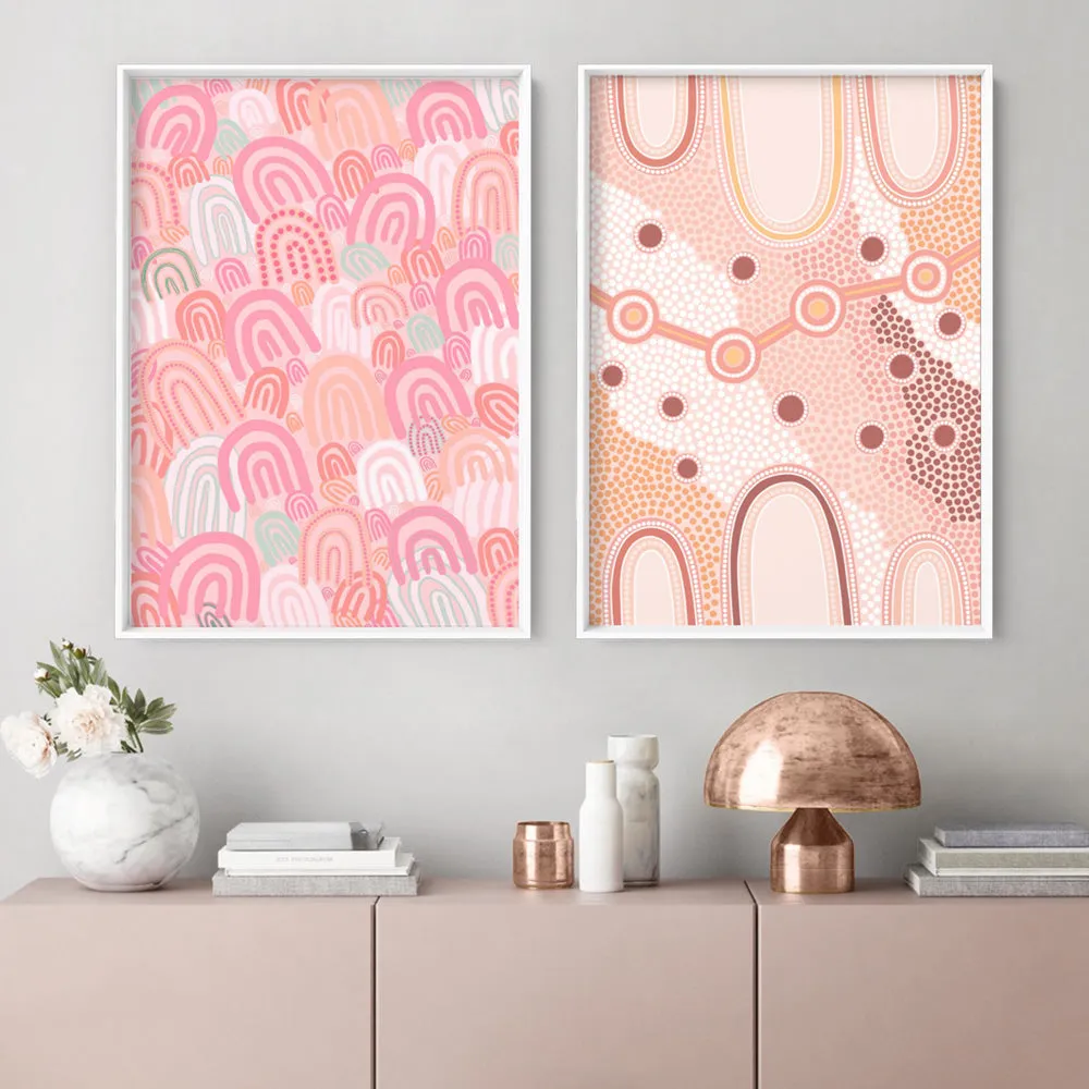 I am Female | Blush - Art Print by Leah Cummins