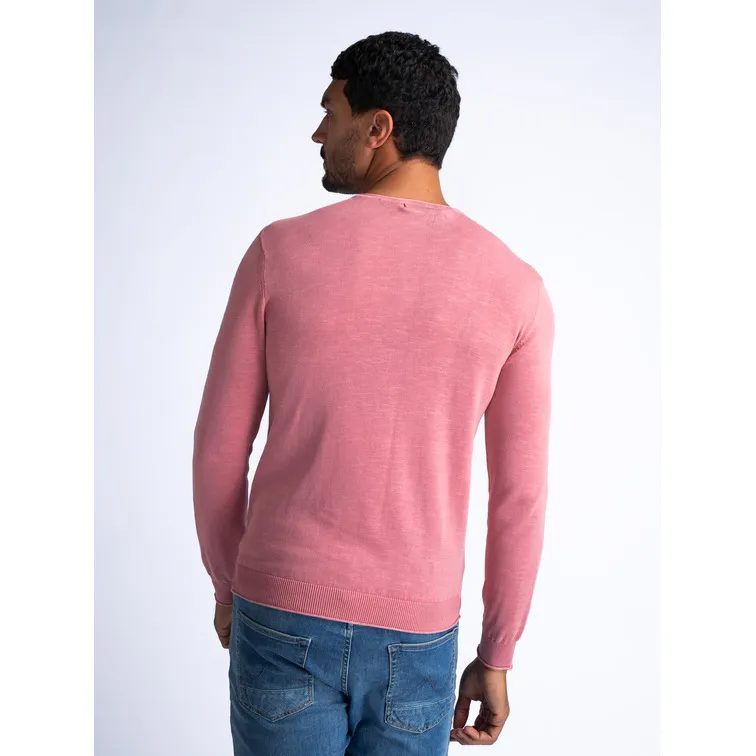 JERSEY HOMBRE  PETROL MEN KNITWEAR ROUND NECK BASIC