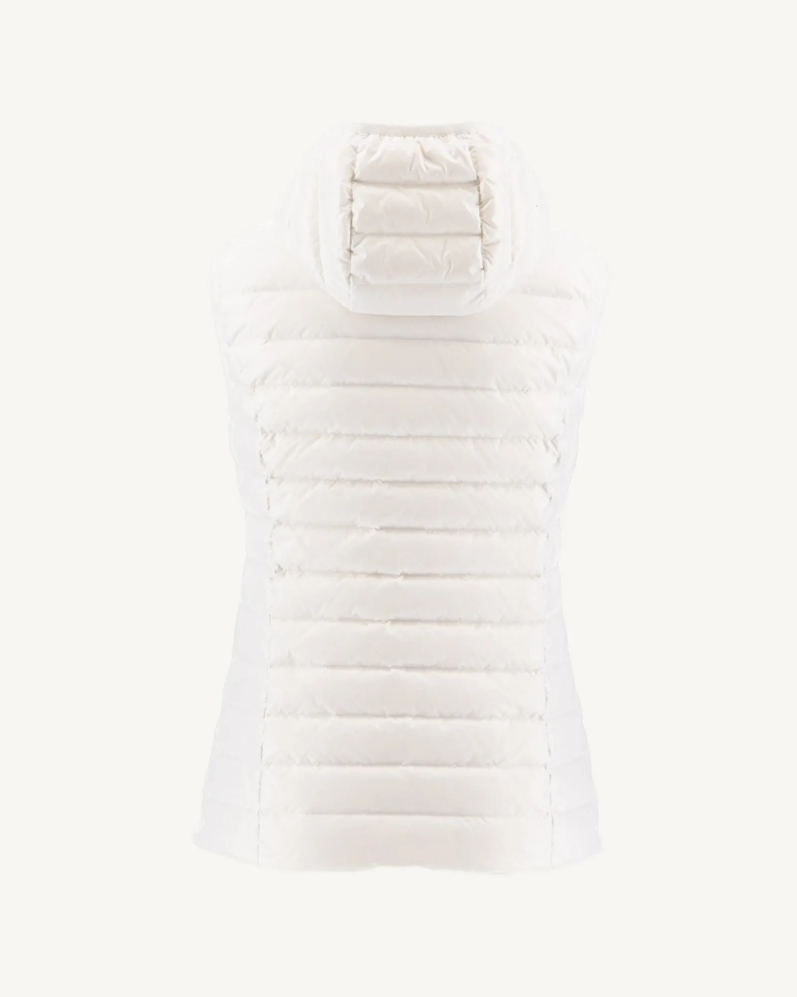 Light sleeveless down jacket White Mali