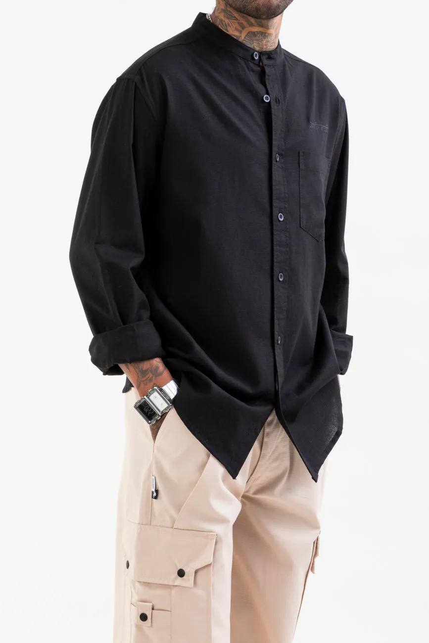 Linen Shirt // Black