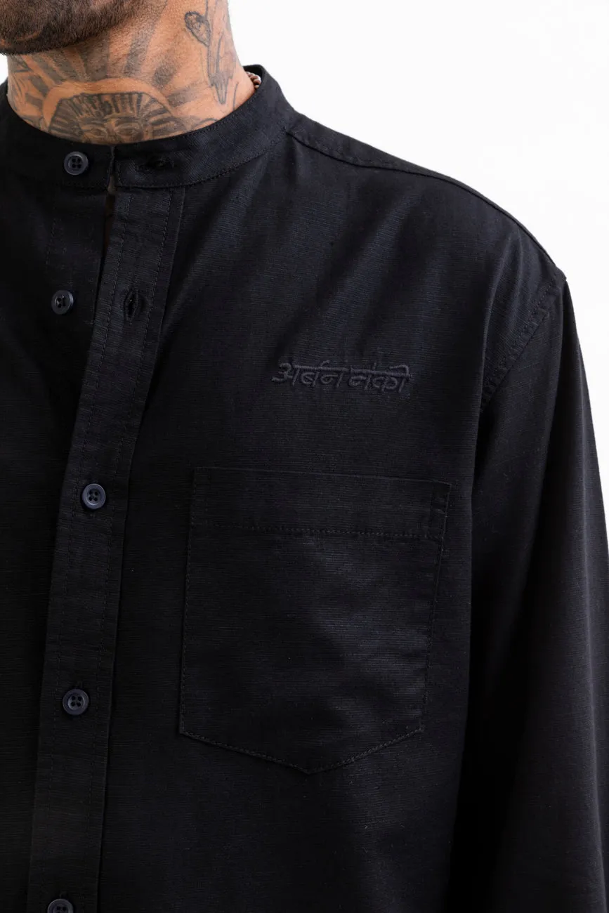 Linen Shirt // Black