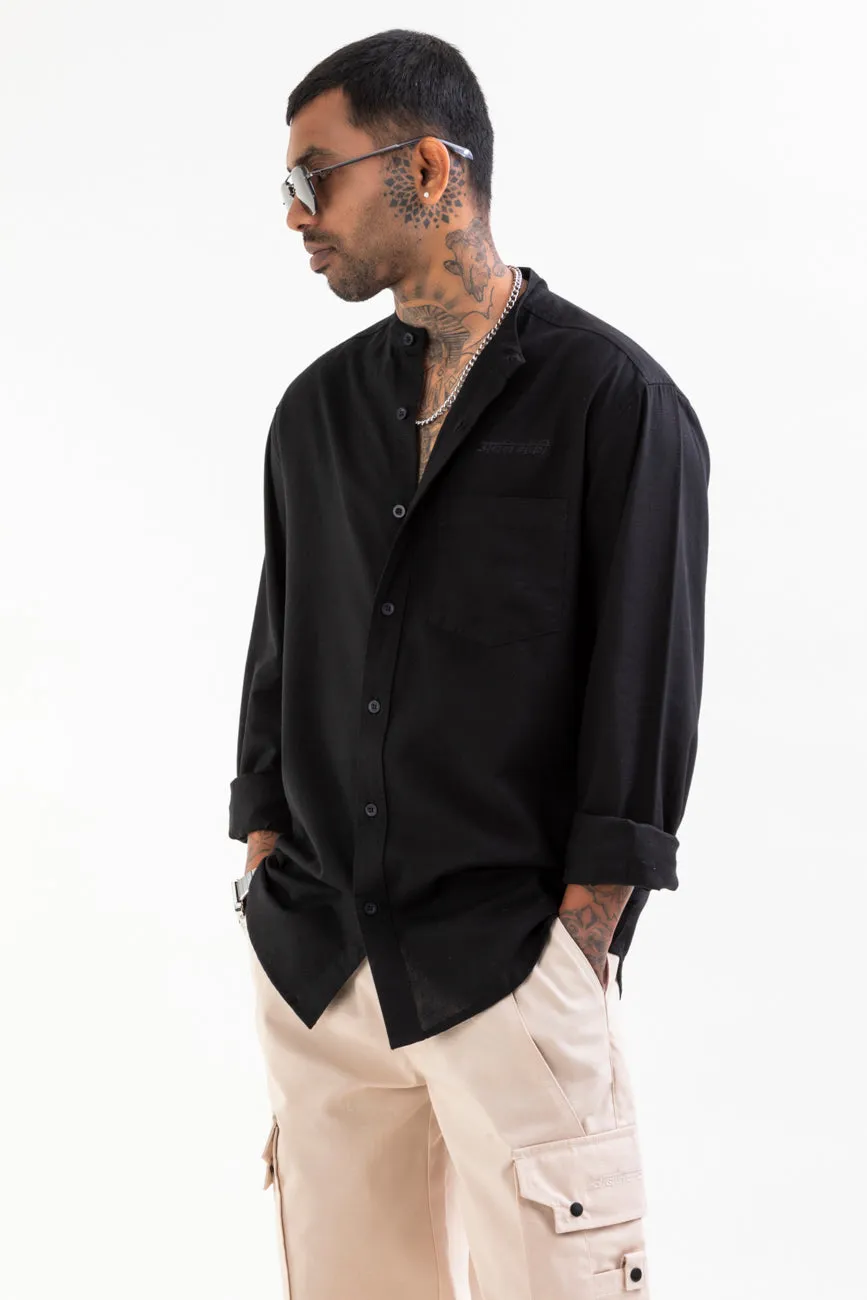 Linen Shirt // Black