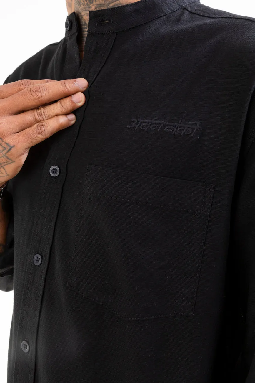 Linen Shirt // Black