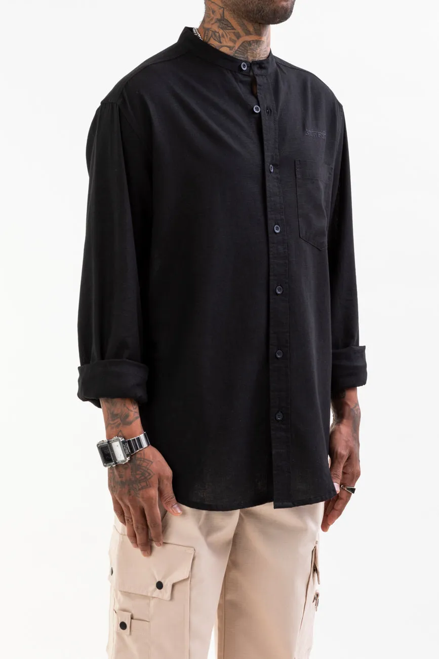 Linen Shirt // Black