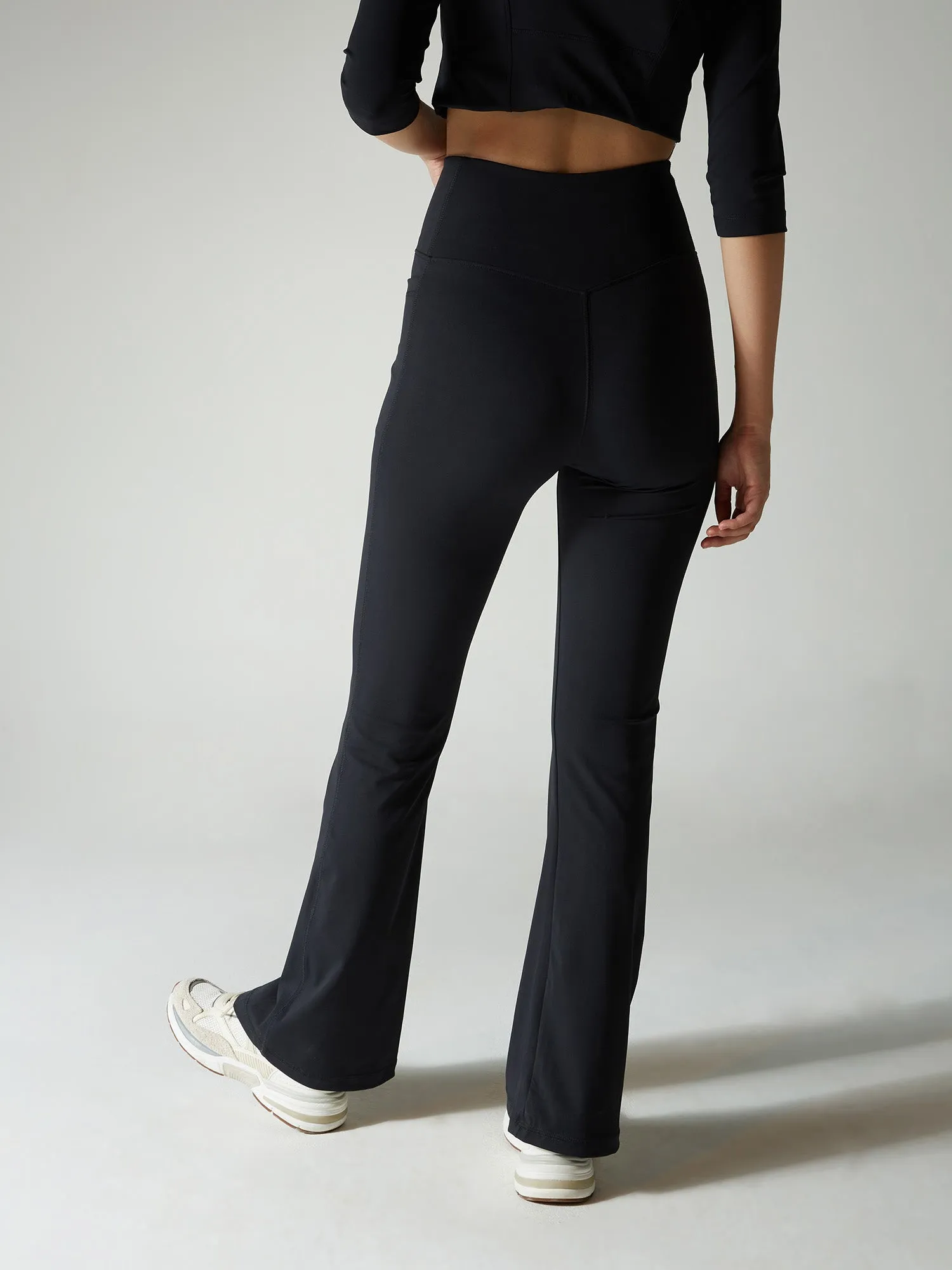 Obsidian Black Tall Hourglass Leggings