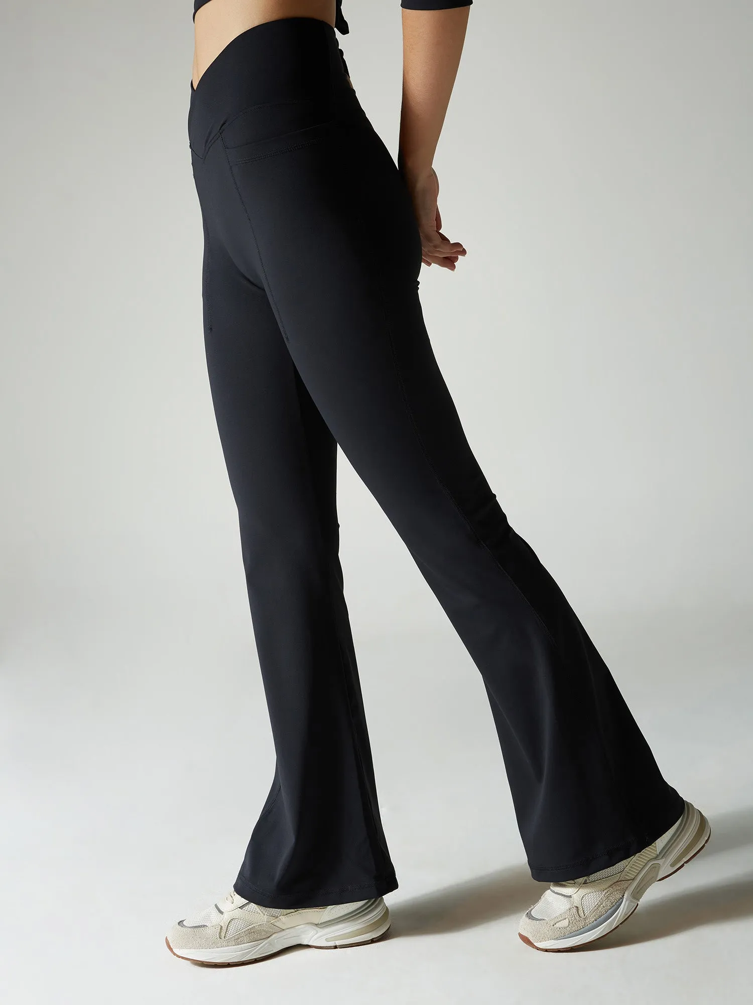 Obsidian Black Tall Hourglass Leggings