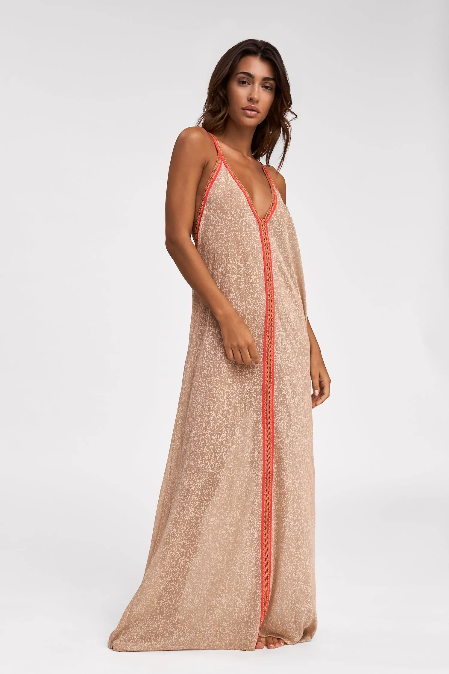 PITUSA Inca Sundress | Nude