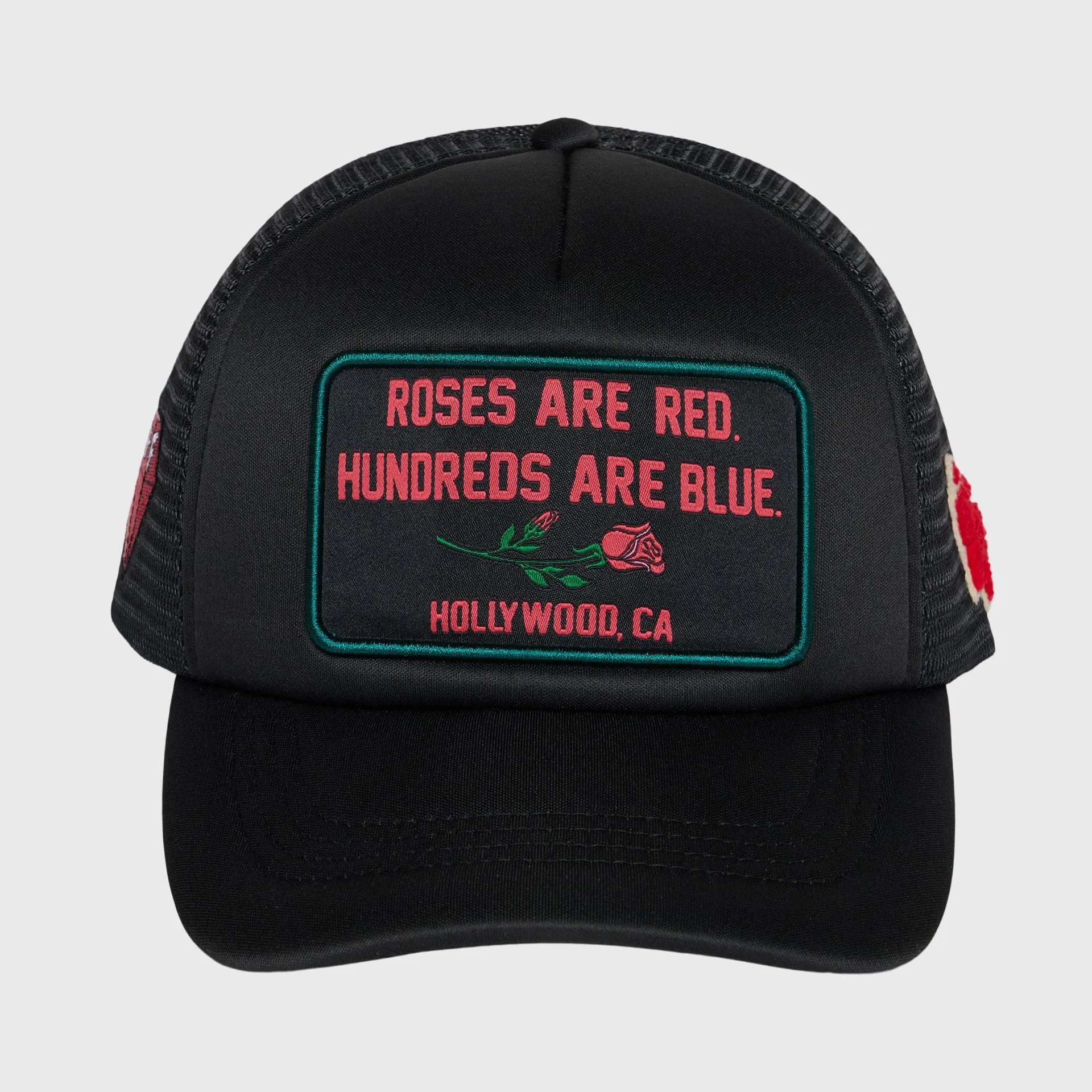 Poetry Trucker Hat Black