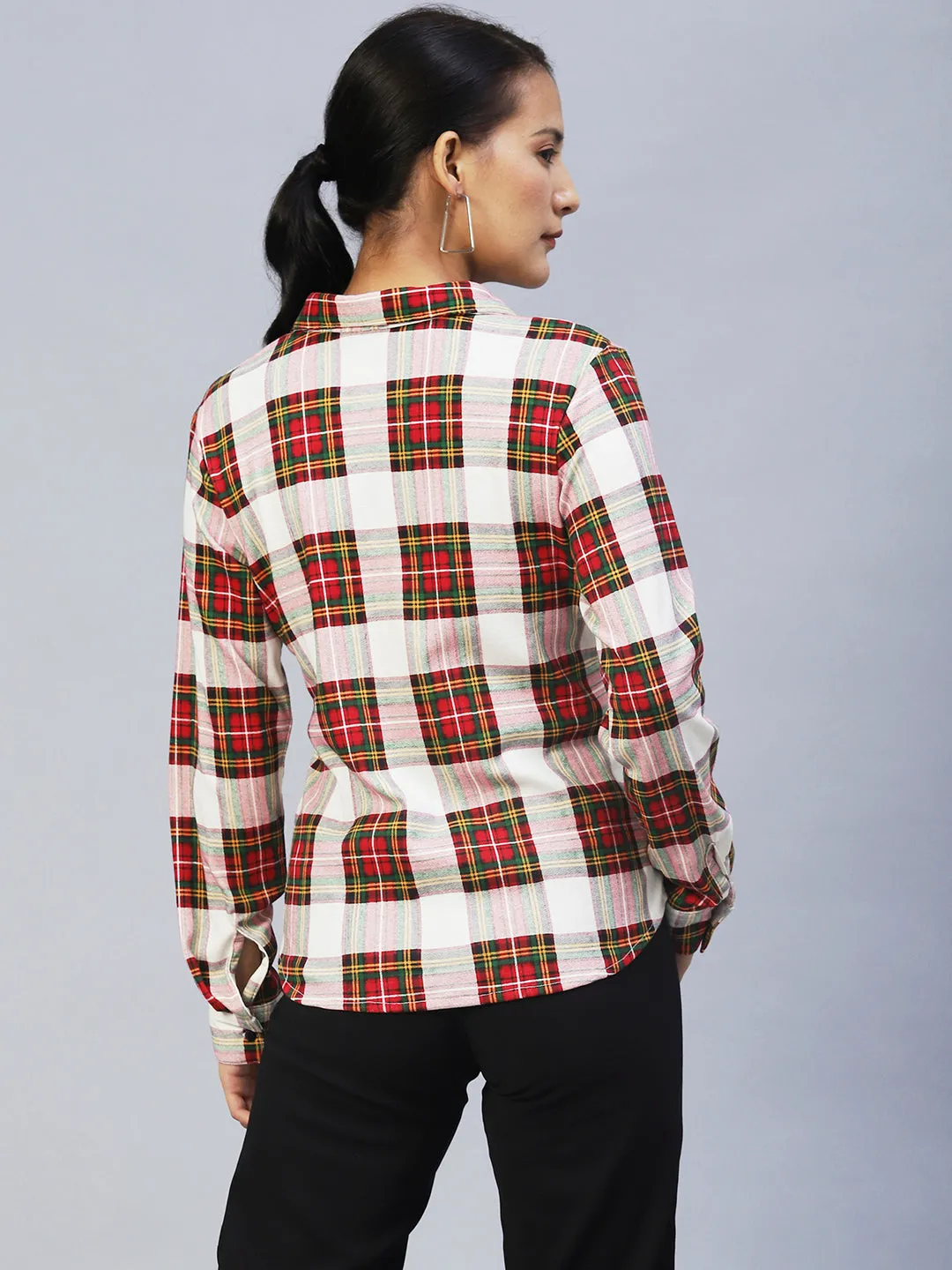 Printed Checks Full Sleeve Shirt