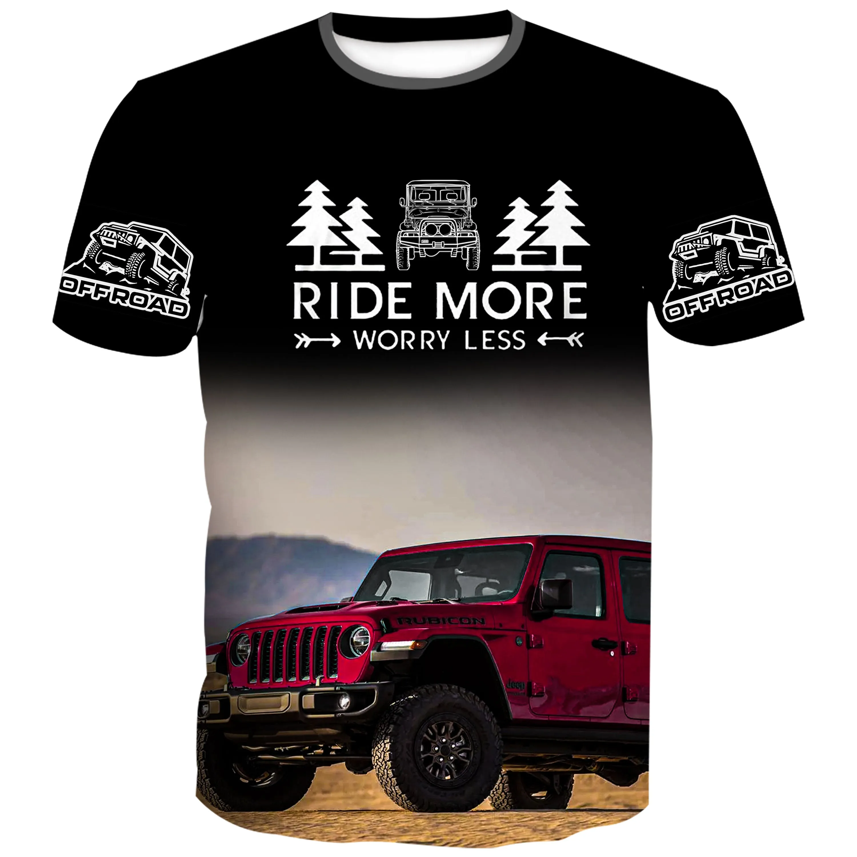 Ride More Worry Less - Pink Rubicon