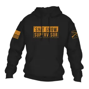 Sh*t Show Supervisor Hoodie - Black