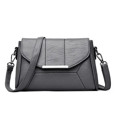 Soft Crossbody Bags For Women Pu Leather Handbags Designer Women Shoulder Bags High Quality Solid Women Messenger Bags