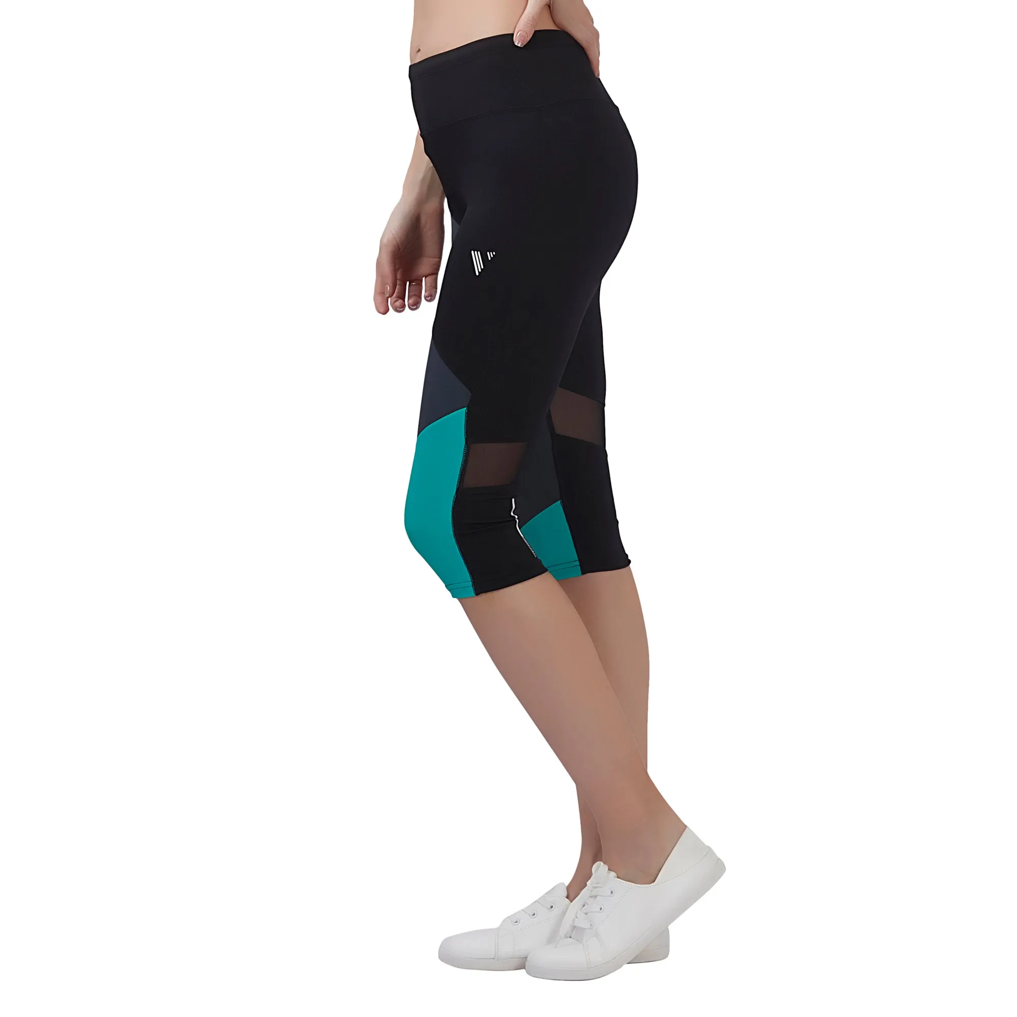 The Boost Women 3/4TH LEGGING (High Rise Waistband with hydro-dry Tech)