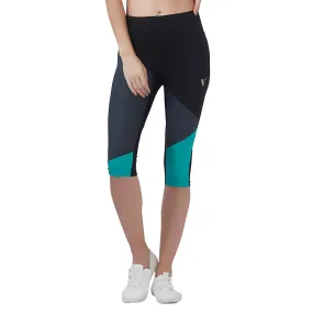 The Boost Women 3/4TH LEGGING (High Rise Waistband with hydro-dry Tech)