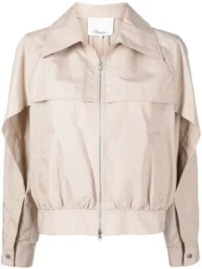 Utility Cotton Poplin Boxy Jacket