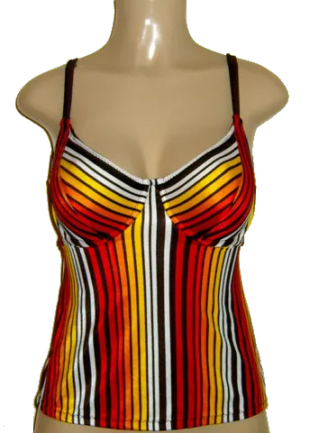 Women Supportive Tankini Swimsuits with Underwire