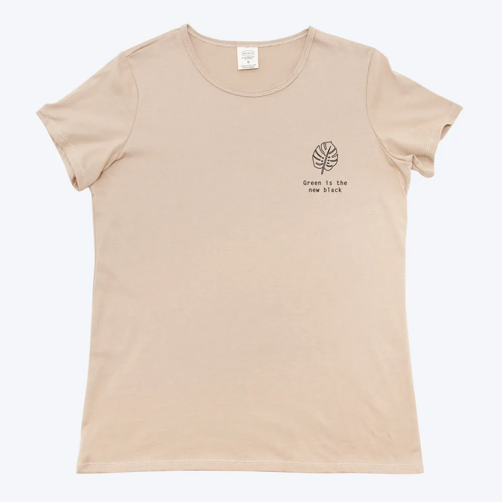 Women's Organic T-shirt - Monstera Print